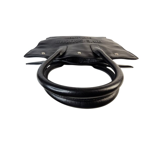 Saint Laurent Noé Rive Gauche Large Tote Bag Black Calfskin Leather YSL Shopper - Picture 7 of 13